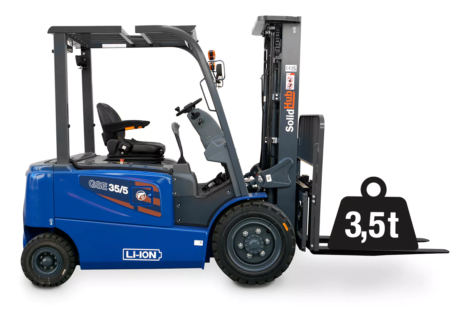 3 ton new energy forklift